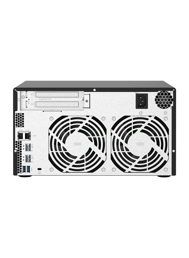 QNAP TS-832PX-4G 8-Bay High-Capacity NAS with 10GbE SFP+ and 2.5GbE, Black, Metal, Tabletop/Desktop, Server  - Image 4