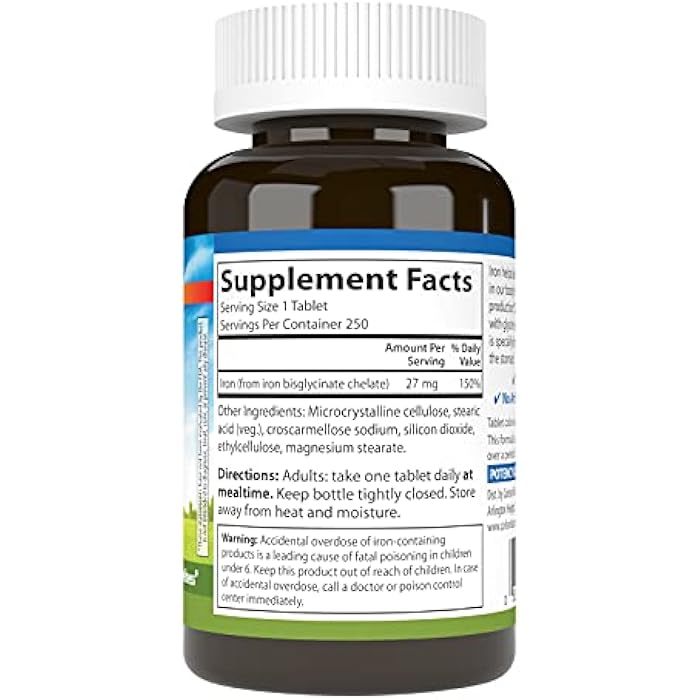 Carlson كارلسون لابز حديد مخلب 27 ملغ، 250 قرص - Image 2