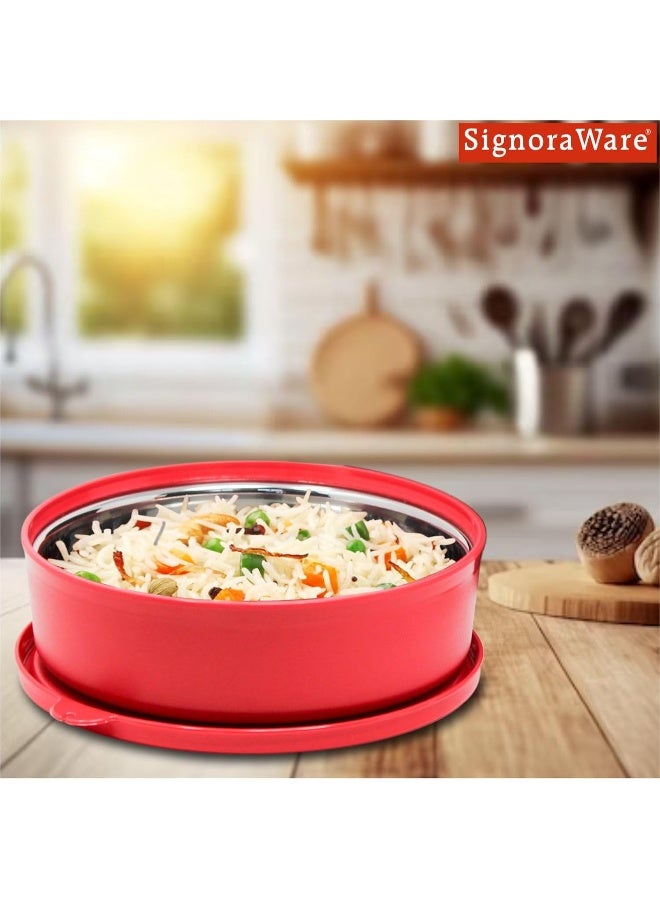 Signoraware Signora Ware 800Ml Monarch Classic Big Storage Box & Containers/Microwave Safe/Food Grade/Inner Layer - Image 4