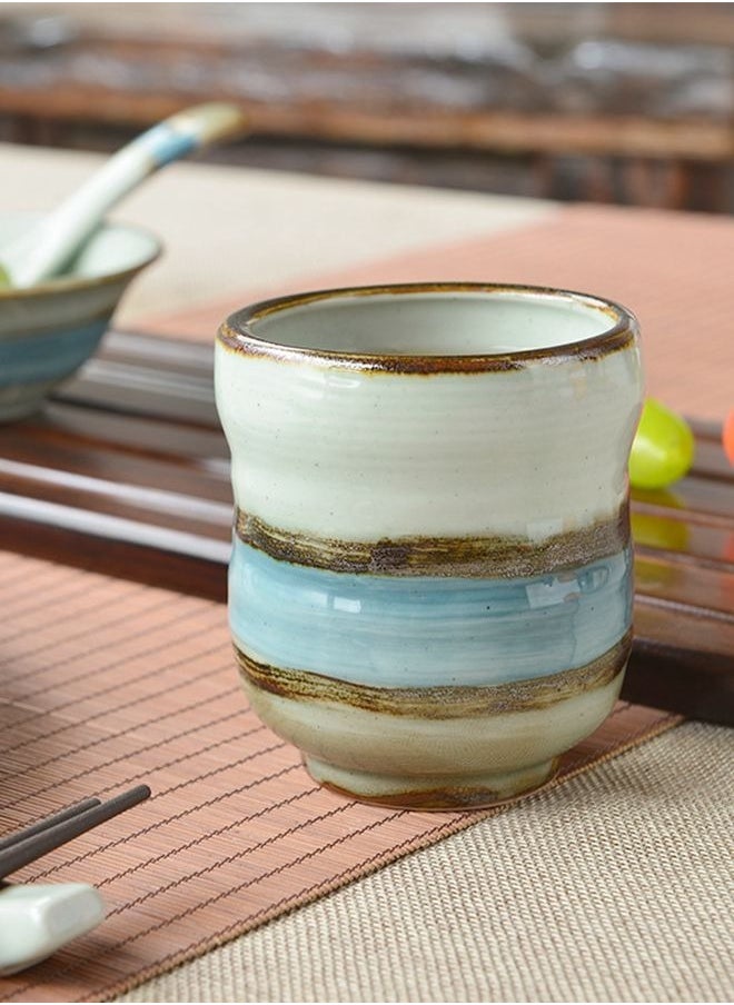 HOOPZOZA 2PCS Ceramic Coffee Cup Mug for Tea Cup 237mL  - Image 2