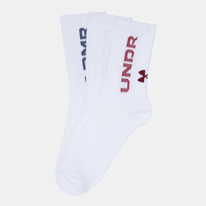 UNDER ARMOUR 3-Maker Mid-Crew Training Socks (3 Pairs)