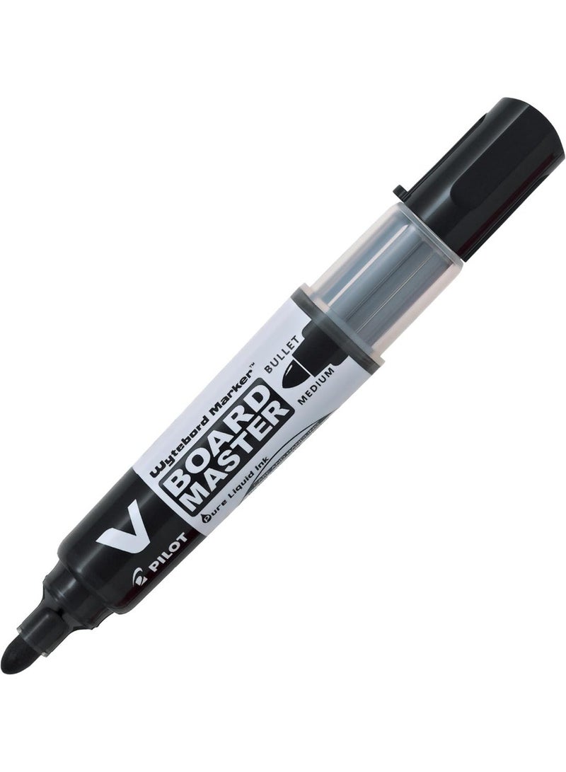 PILOT Board Master Dry Erase Whiteboard Marker - Black, Medium Bullet Tip - Image 1