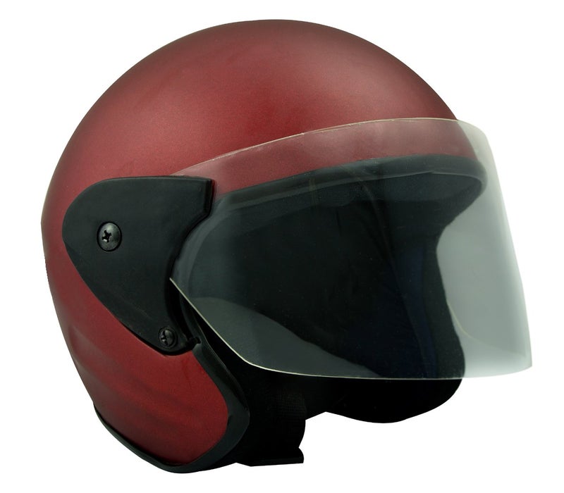 Sage Square Deltz Two Wheeler (ISI Marked) Helmet for Men, Women (Medium - M, Red Matte) - Image 3