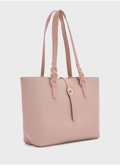 ELLA Metal Trim Detail Tote Bag  - Image 3