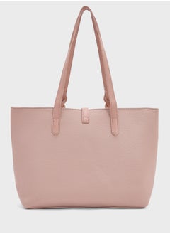 ELLA Metal Trim Detail Tote Bag  - Image 2