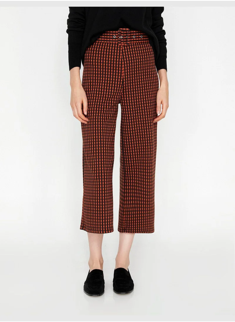 KOTON Patterned Trousers
