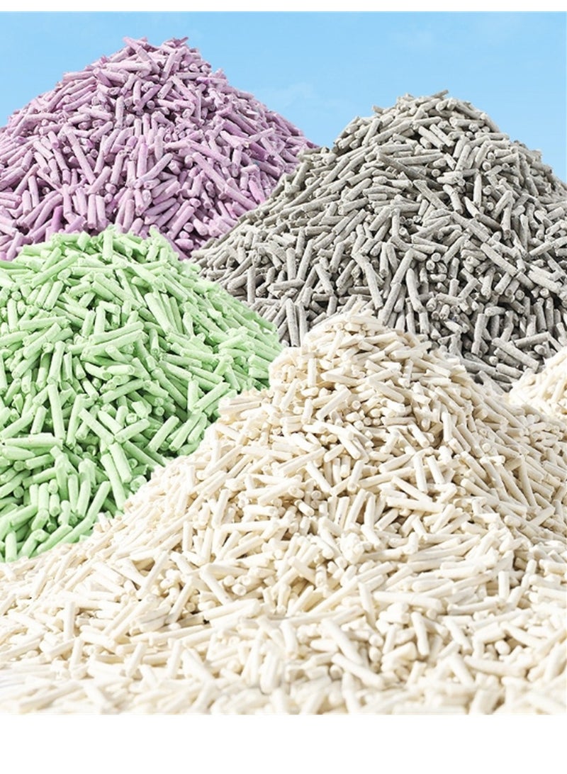 4 حزمة من فضلات القطط ، قابلة للتحلل العطرية ماصة ، لينة التوفو الطبيعية فضلات القطط ( 4 حزمة الخزامى ، 24L ) - Image 3