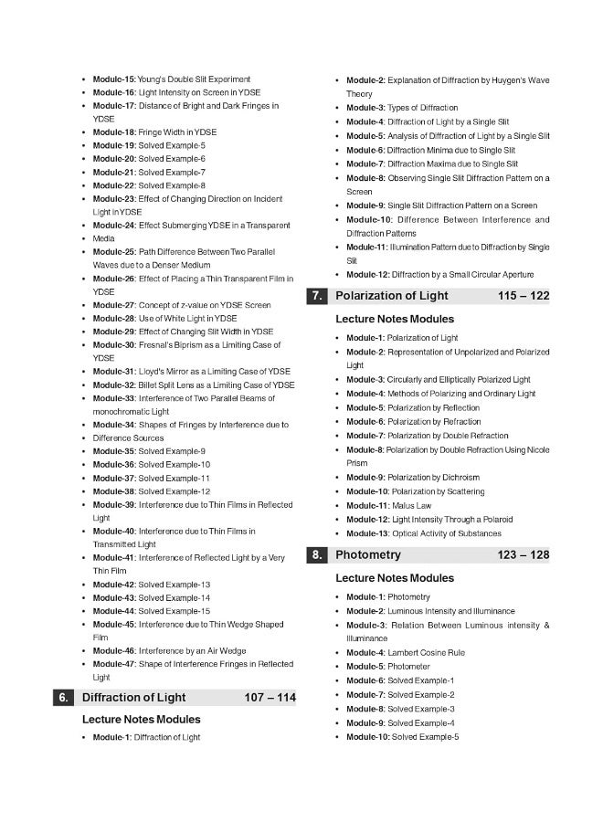 Physics Galaxy Vol. IV Lecture Notes on Optics & Modern Physics (JEE Mains & Advance, BITSAT, NEET)