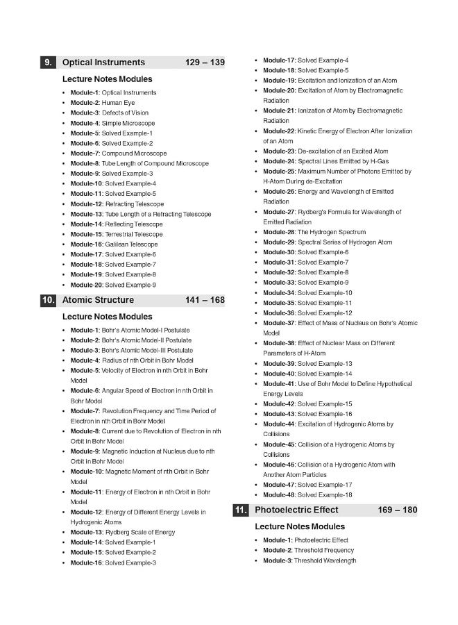 Physics Galaxy Vol. IV Lecture Notes on Optics & Modern Physics (JEE Mains & Advance, BITSAT, NEET)