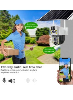 ELTRAZONE 4G/WiFi Smart Solar Security Camera 8MP Dual Lens  - Image 2