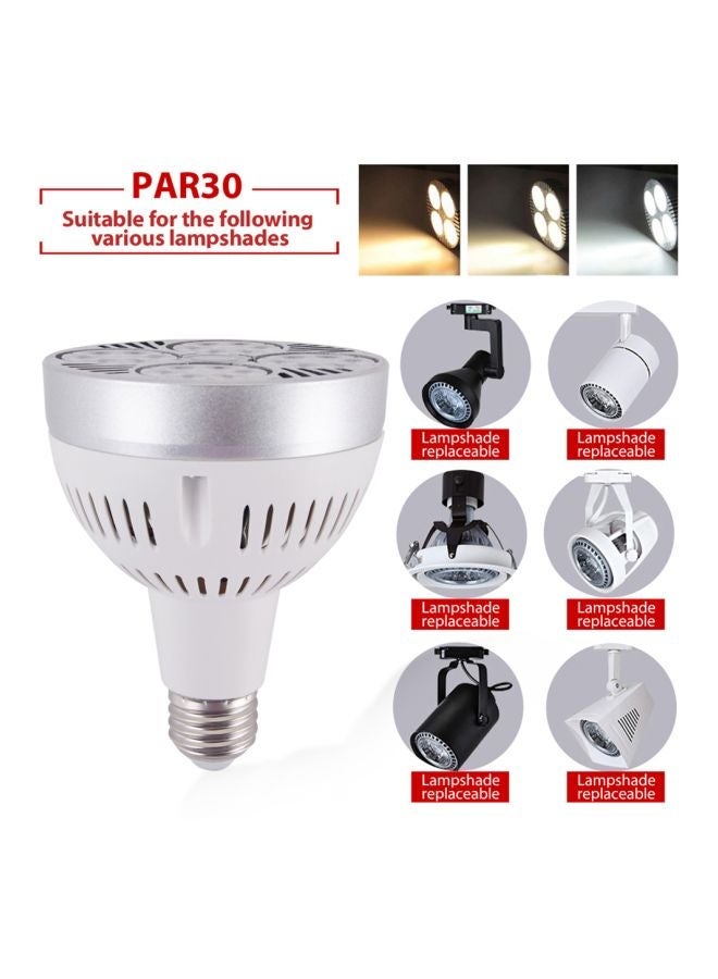 NIBEMINENT LED Bulb Light White/Silver 12x9.5x9.5cm - Image 3