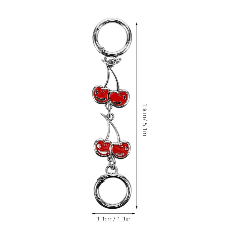 Cherry Charm Handbag Chain Extender For Women Adjustable Purse Strap Accessory - Image 3
