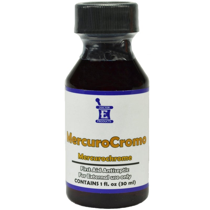elp essential Mercurochrome Antiseptic Mercuro Cromo 1oz 