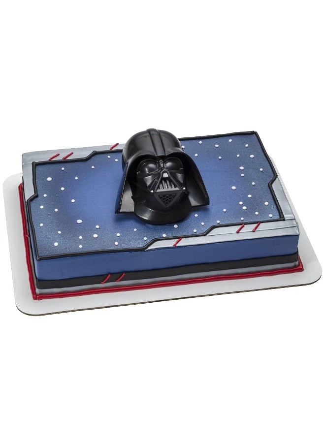 DecoPac - DecoSetÂ® STAR WARSâ„¢ Darth Vaderâ„¢ Cake Topper, 1-Piece, Use with Cake Decorations to Create Galactic Cakes, Black - Image 1