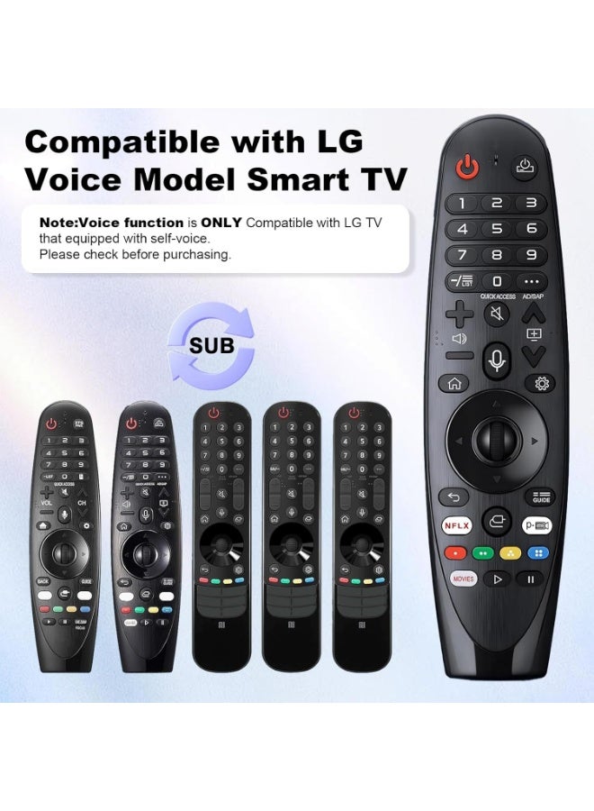 My Pumpkin Magic Remote Control for TV MR20GA Voice Magic Remote Control AKB75855501 for AN-MR20GA MR19BA MR18BA MR650A with Pointer and Voice Function - Image 3