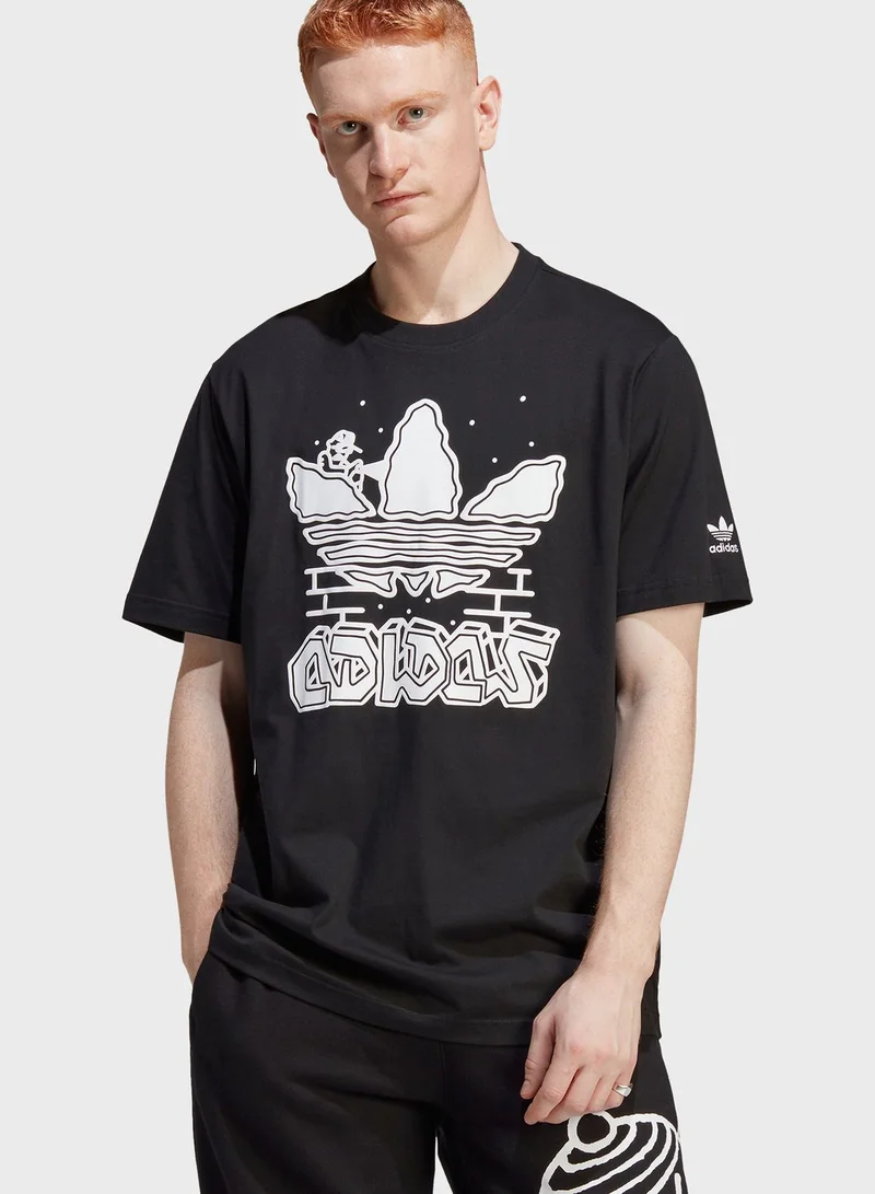 adidas Originals Graphics Hack The Elite T-Shirt