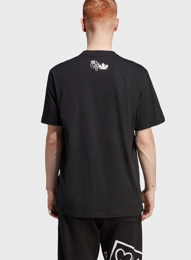 adidas Originals Graphics Hack The Elite T-Shirt