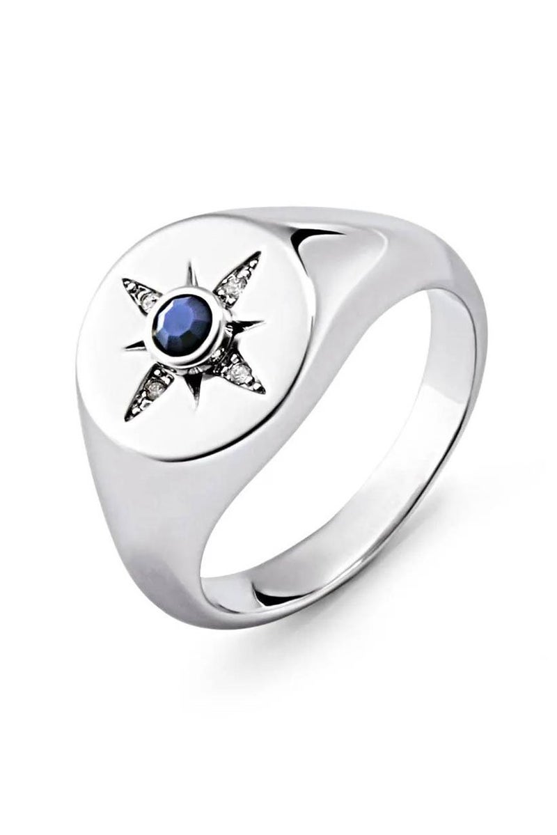 Tchibo Women Compass Rose Ring, Silver  - Image 2