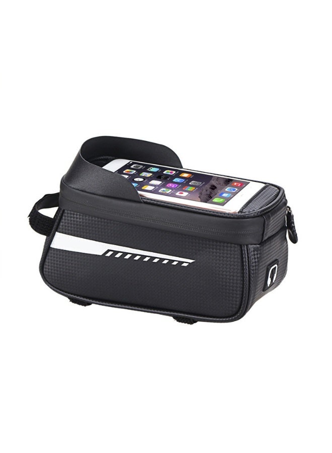 Anna Waterproof Front-Mounted Phone Storage Bag for Bicycle Accessories - Riding Saddle Bag - Image 5