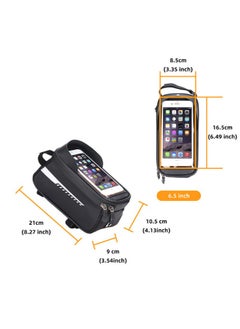 Anna Waterproof Front-Mounted Phone Storage Bag for Bicycle Accessories - Riding Saddle Bag  - Image 4