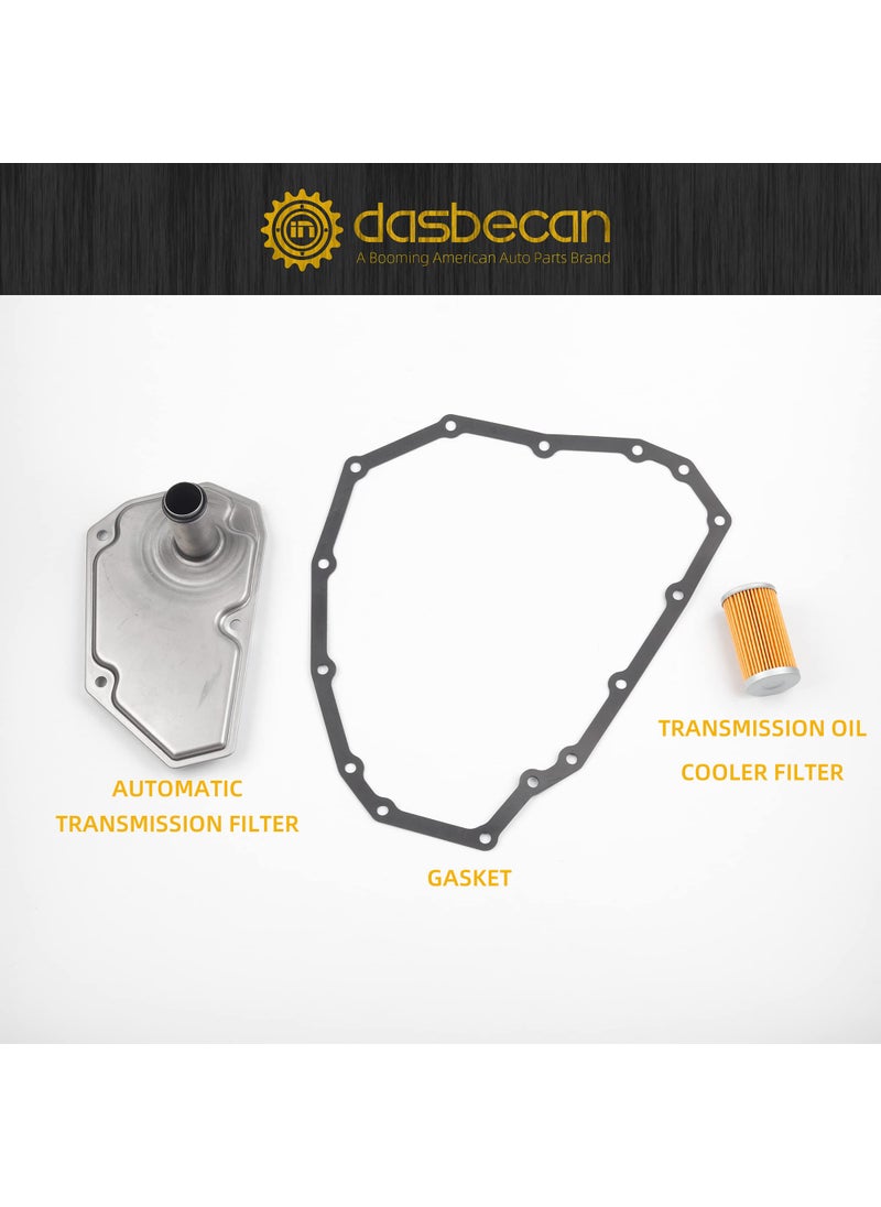 Dasbecan Dasbecan 31728-3JX0A Car Transmission Filter Oil Pan Gasket Set Compatible with 2012-2019 Nissan Tiida Versa Sentra Note Suzuki Swift Chevy Spark Replaces# 31726-6A00A  - Image 4