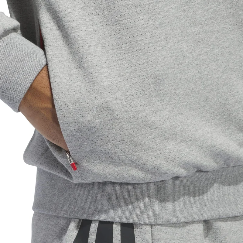 Adidas Grey adidas Basketball Spacer Hoodie (Gender Neutral)  | Best Price UAE