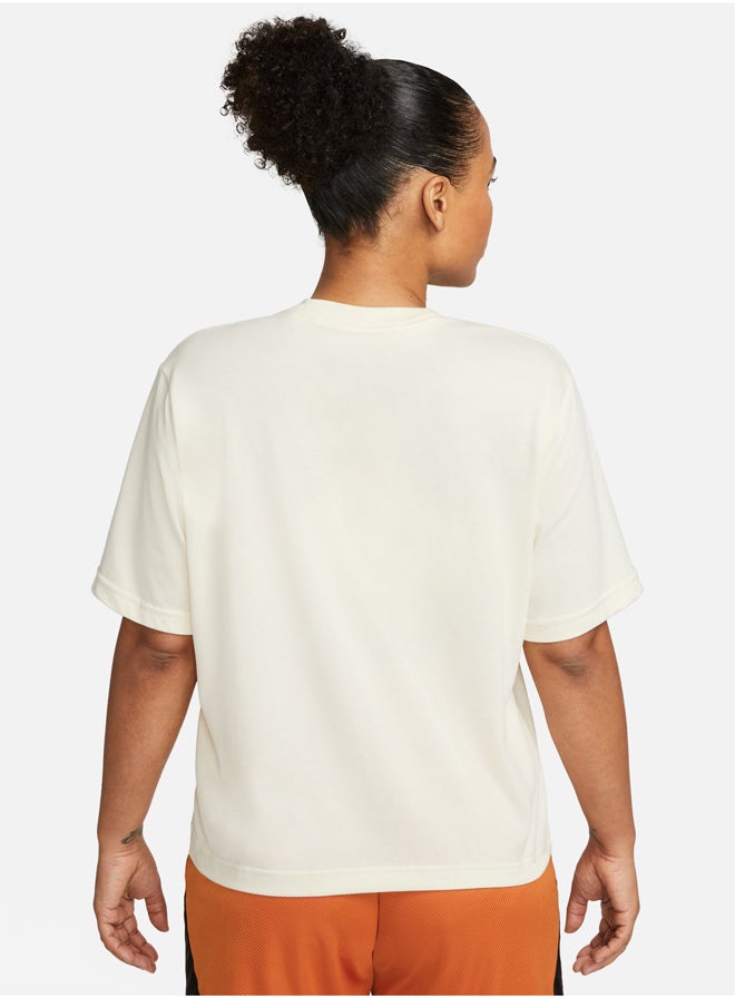 Nike Women NK Dri-Fit Swoosh Fly Boxy Tee  - Image 2