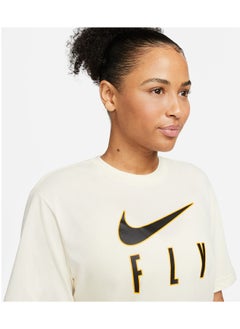 Nike Women NK Dri-Fit Swoosh Fly Boxy Tee  - Image 3