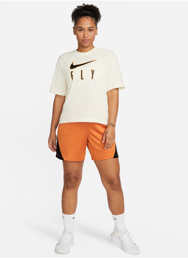 Nike Women NK Dri-Fit Swoosh Fly Boxy Tee  - Image 4