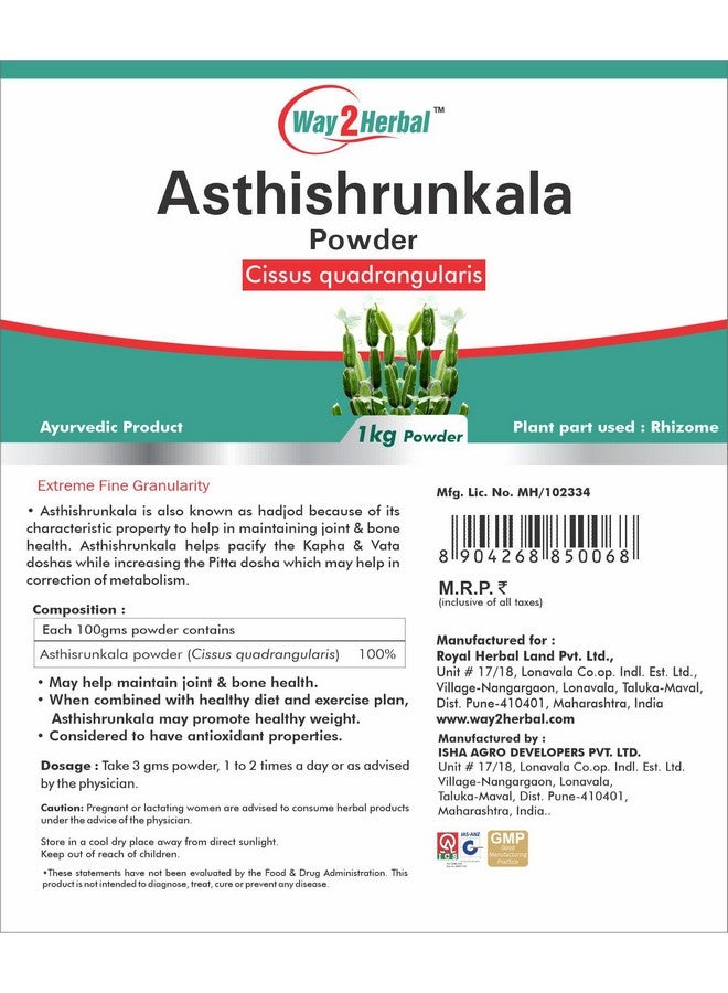Way2herbal Asthishrunkala powder (1 Kg Pack of 2) - Image 2