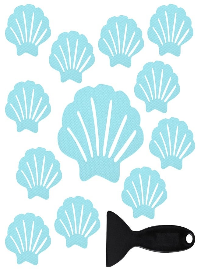 Secopad Original Bathtub Stickers Non-Slip, River-Mussel Safety Shower Treads Adhesive Appliques with Premium Scraper - Image 1