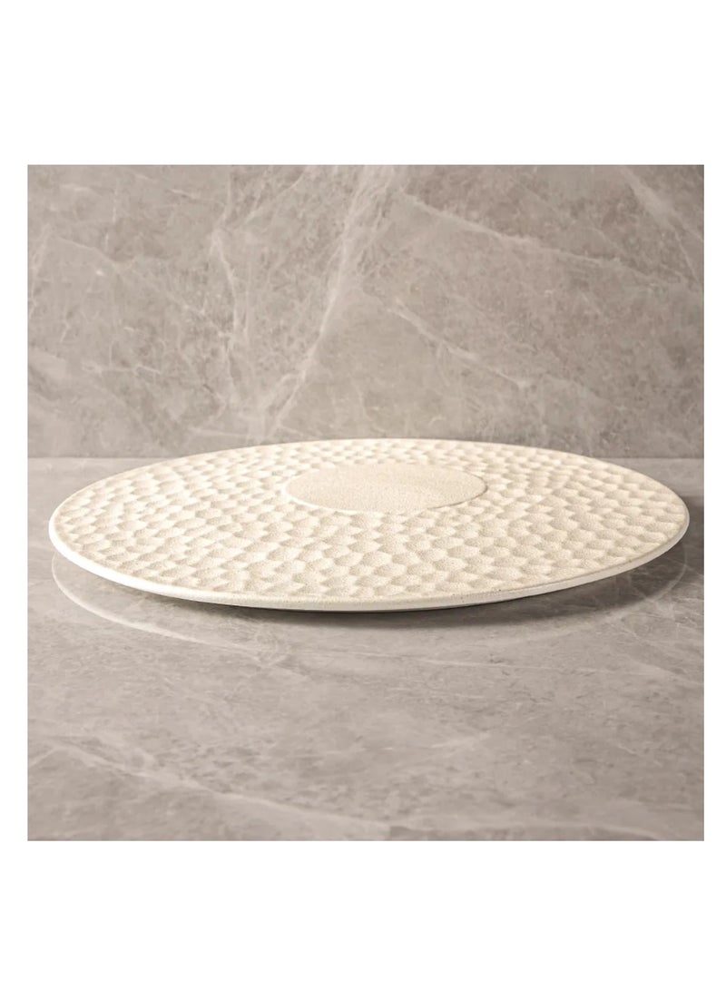 MAAC HOME MAAC Home Concrete Style Plate with Moon Design| Elegant Durable and Classic design Perfect for Family Everyday Use, and Family Get- Together, Restaurant, Banquet and More (Moonlight Style, 1)  - Image 3