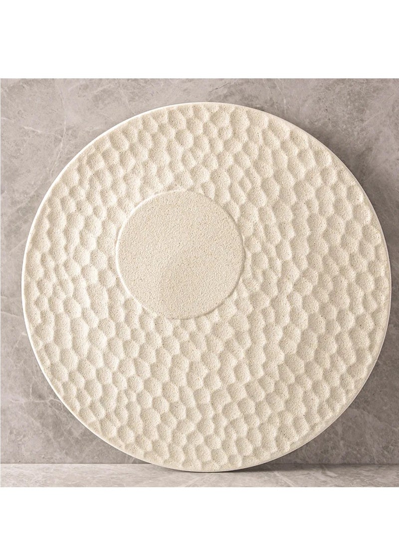 MAAC HOME MAAC Home Concrete Style Plate with Moon Design| Elegant Durable and Classic design Perfect for Family Everyday Use, and Family Get- Together, Restaurant, Banquet and More (Moonlight Style, 1)  - Image 2