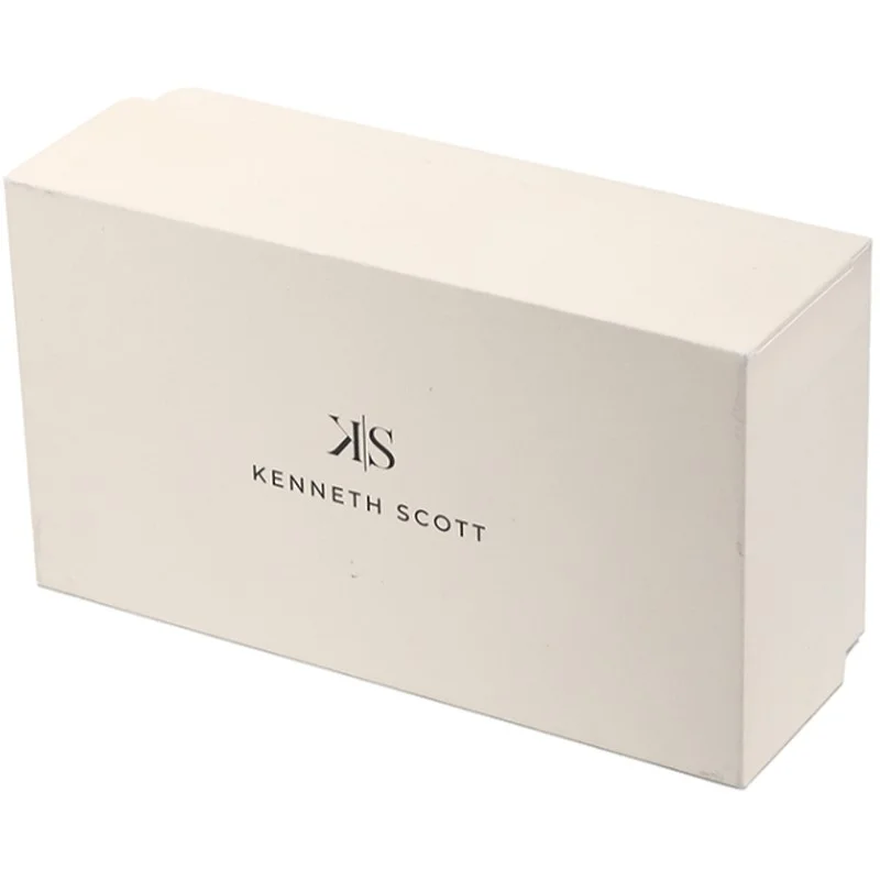كينيث سكوت Kenneth Scott K24112-SBSB Men's Multi Function Display Watch & Stainless steel Strap Silver