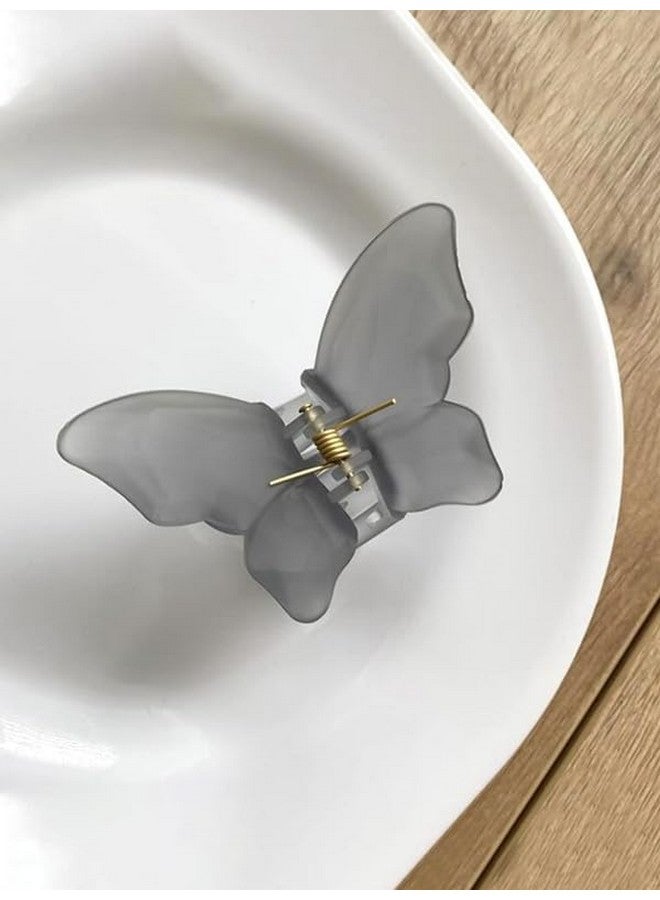 CHRONEX Set of 2 Pcs Claw Clip Butterfly Clips Big Clutchers for Hair Clutcher for Women & Girls, Hair Clip, Tic Tac Clips, Hair Claw, Hair Extension, Synthentic Extension - Image 2