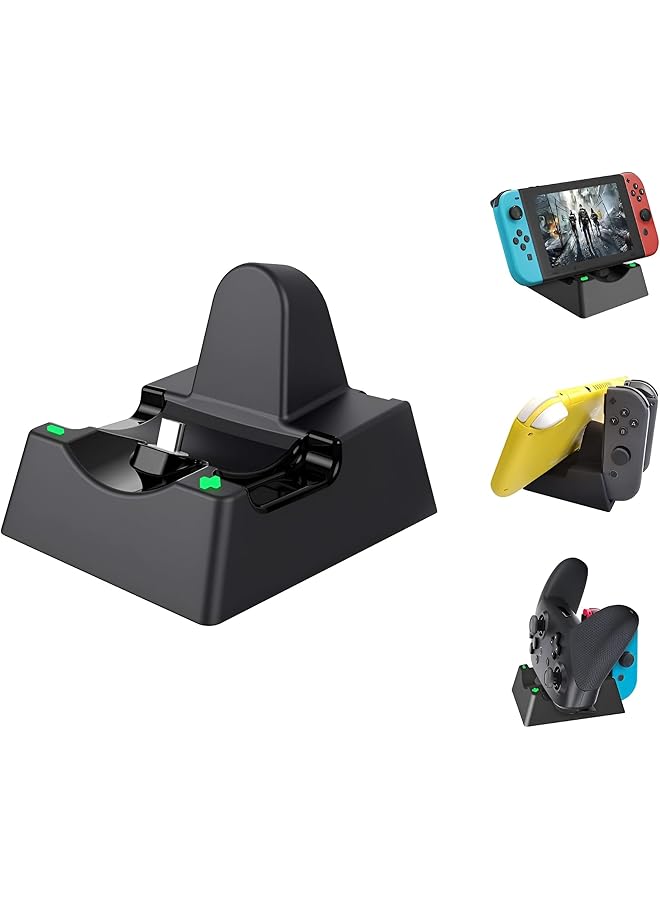 X spring Charging Dock Compatible With Nintendo Switch 9.4X7.8X7.3Cm Usb C Charging With Stable Power Output Compact Charging Stand Ideal For Gaming Switch Accessories For Gamers - Image 1