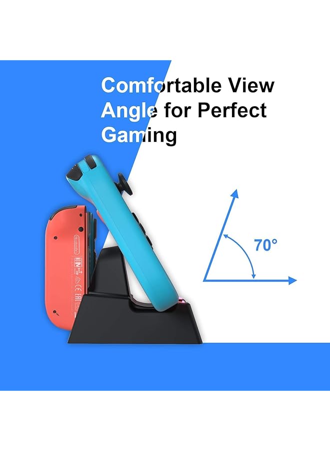 X spring Charging Dock Compatible With Nintendo Switch 9.4X7.8X7.3Cm Usb C Charging With Stable Power Output Compact Charging Stand Ideal For Gaming Switch Accessories For Gamers - Image 4