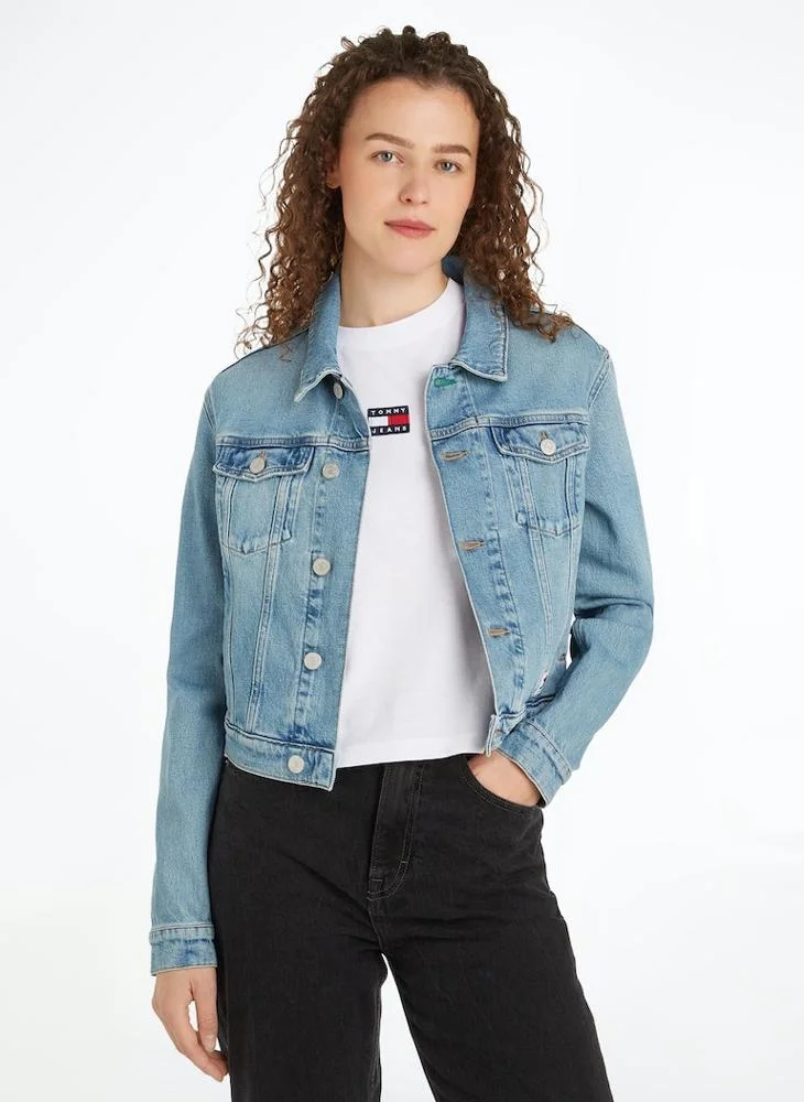 TOMMY JEANS Pocket Detail Denim Jacket