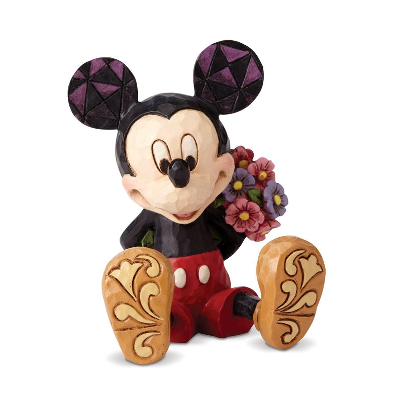 Enesco Disney Traditions by Jim Shore Mini Mickey Mouse Personality Pose Stone Resin Figurine 275