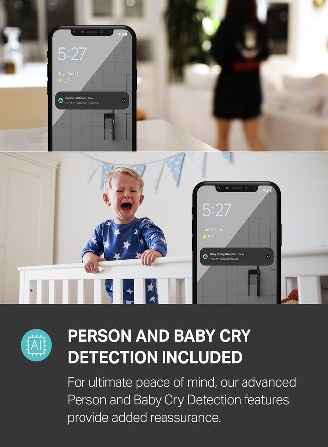 Kasa Smart Kasa 1080p Indoor Pan/Tilt Wired Security Camera - Works as a Baby & Pet Monitor, Motion Detection & Tracking, 2-Way Audio, Night Vision, Subscription-Free Local Storage or Optional Cloud, EC71 - Image 4
