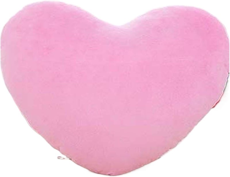 Heart Pillow Home Decoration Heart Stuffed Pillow Heart Plush Cushion Plush Pillow for Birthday(Pink,20cm) - Image 1