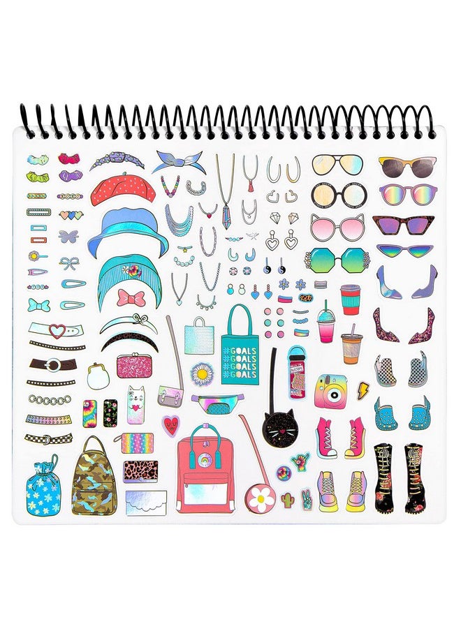 Fashion Angels - I Love Fashion Sketch Portfolio Includes Sketch Pad With Stencils & Stickers Fashion Design Sketch Book For Girls Ideal Drawing Kit For Kids - Image 1