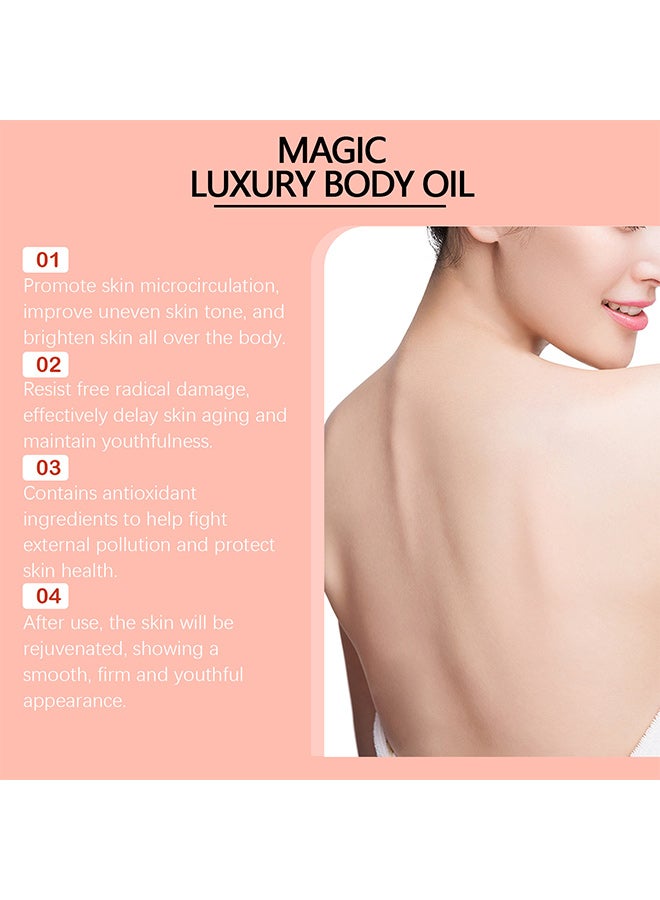 القمر الغربي زيت ترطيب الجسم من West Month، زيت تدليك الجسم اليومي لترطيب البشرة وشدها وترطيبها وإشراقها - Image 2