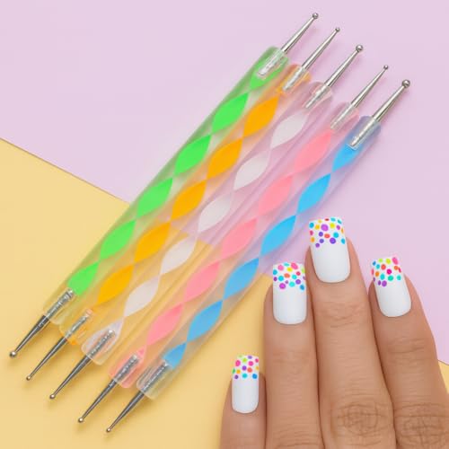 Coslifestore Professional Nail Art Kit Pack of 1076 pieces – French Strips,Metallic Strips, UV Lamp,Tip Cutter, Petal/ Flower Nail Art Brushes, Acrylic- Gel nail art Brushes, Nail Art Brushes, Liner Brushes, Dotting Tools, Buffers, Square Nail tips & Natural Toe Nails tips with Tip box - Image 2