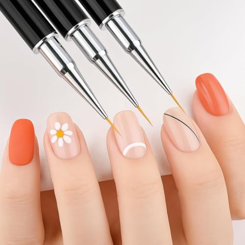 Coslifestore Professional Nail Art Kit Pack of 1076 pieces – French Strips,Metallic Strips, UV Lamp,Tip Cutter, Petal/ Flower Nail Art Brushes, Acrylic- Gel nail art Brushes, Nail Art Brushes, Liner Brushes, Dotting Tools, Buffers, Square Nail tips & Natural Toe Nails tips with Tip box - Image 4