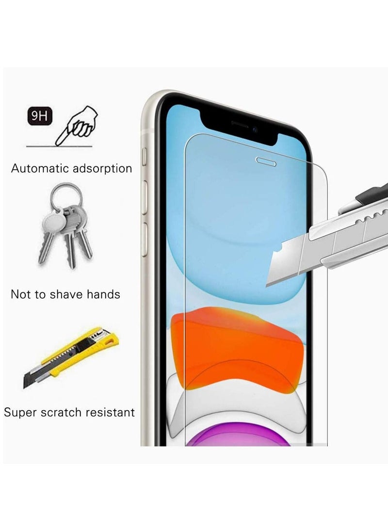 CATANES 2Pack for iPhone 11 Screen Protector Clear 9H Tempered Glass Full Coverage Anti-Scratch Film 6.1 inch - Image 3