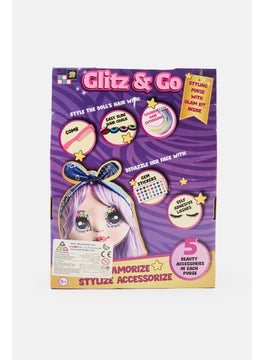 Glitz & Go Kids Girl Cute Purse Style Kit with Beauty Glam Accessories, Assorted  - Image 2