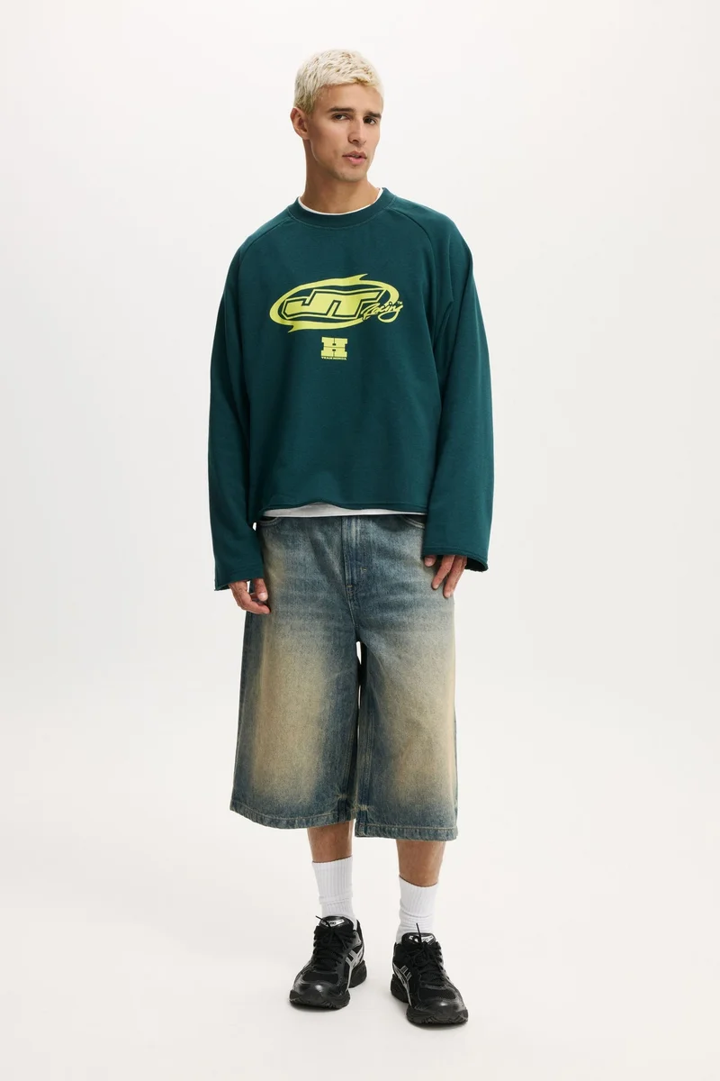 Cotton On CROPPED HONDA JT RACING CREW F