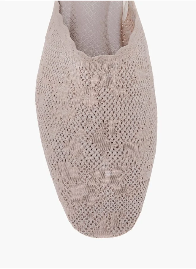 Le Confort Women Textured Slip-On Mules