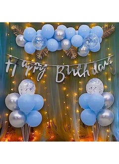 Düvenci Ticaret Luxury Baby Blue Balloon Set 